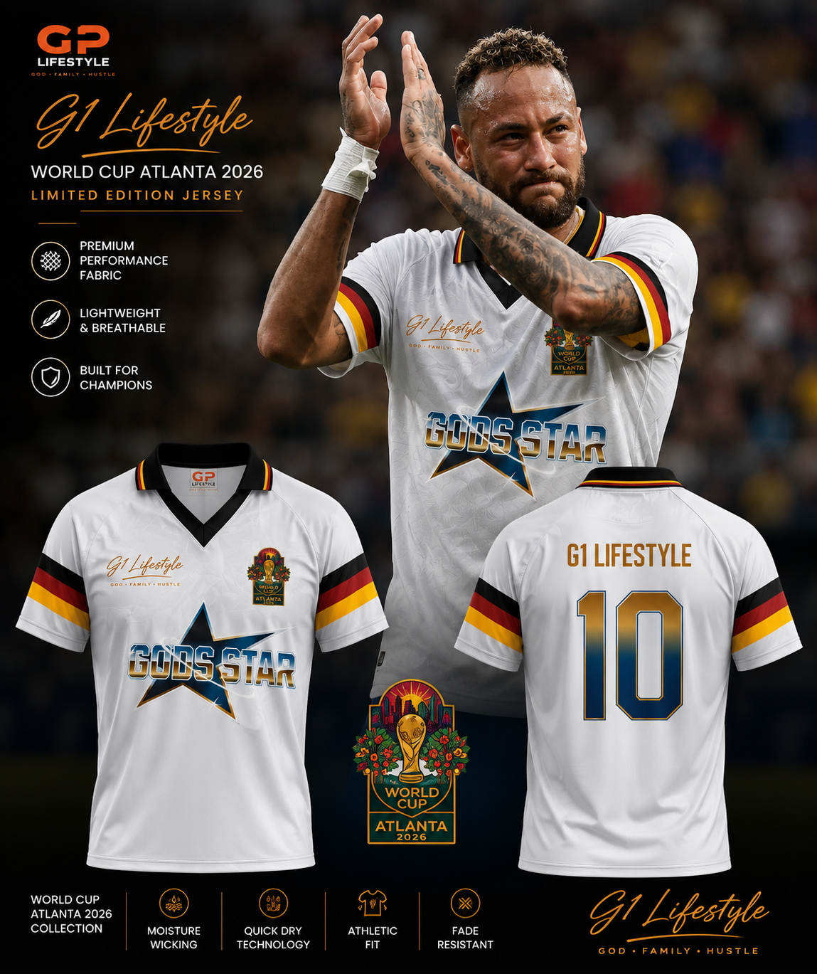 G1 lifestyle soccer jersey